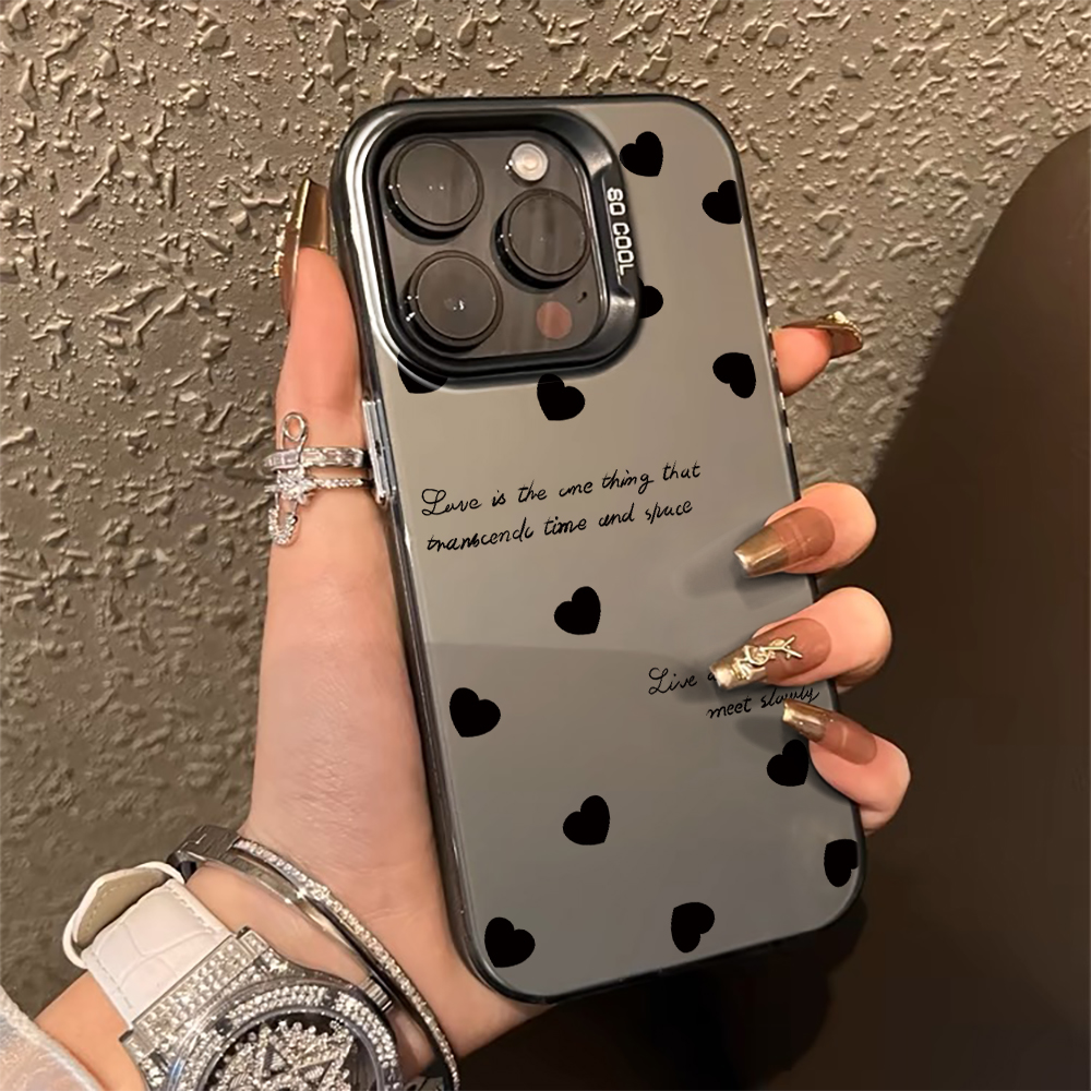 Matte Pc Case - Casing Ponsel Hati Cinta Lucu Modis