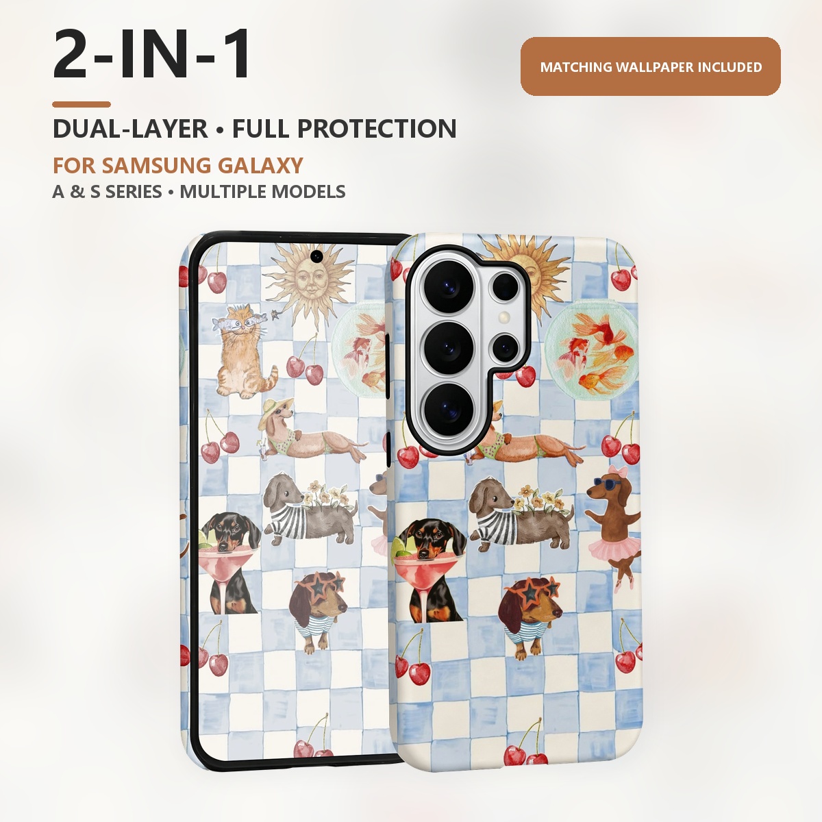 Casing Telepon Dua Lapis 2-in- - Computer Case ulasan dan harga