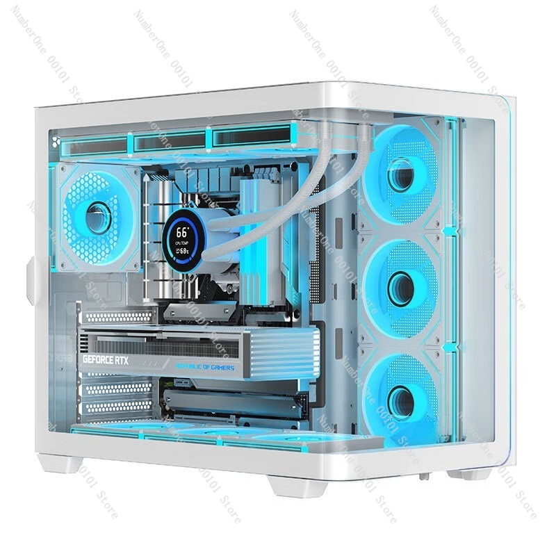 Casing PC Desktop Kaca Lengkun - Atx Case ulasan dan harga