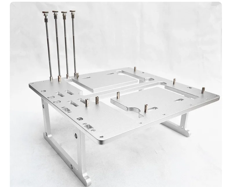 Casing PC Mini ITX, MATX, ATX  - Aluminum Open Frame Test Bench Water Cooling ulasan dan harga