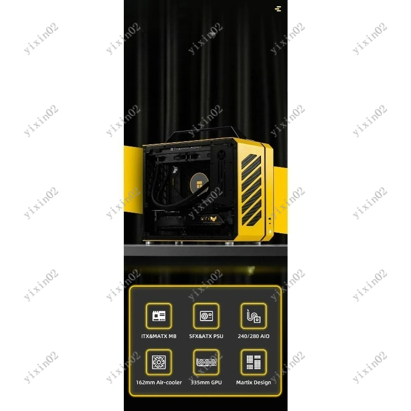 Casing PC Full Tower Portabel  - Mechanic Master C28 Matx Portable Pc Case ulasan dan harga